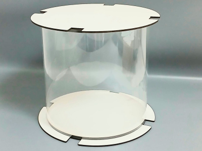 Упаковка для тортов ТУБУС D=450мм, H=400 мм. ЛХДФ.